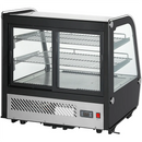 Canco Counter Top 27" Curved Glass Refrigerated Pastry Display Case - RTW-120L-4