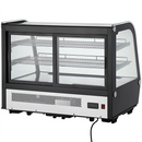 Canco Counter Top 35" Curved Glass Refrigerated Pastry Display Case- RTW-160L-4