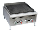 Canco GCB-24 Natural Gas/Propane 24" Radiant Heavy Duty Charbroiler (80,000 BTU)