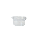 Omega Clear Polycarbonate Round Storage Container - Various Sizes