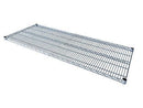 Canarac Individual Chrome/Black Epoxy Wire Shelf - Various Sizes - Omni Food Equipment