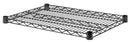 Canarac Individual Chrome/Black Epoxy Wire Shelf - Various Sizes - Omni Food Equipment