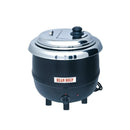 Omega SB-6000A Black Steel 13L Electric Soup Kettle - Omni Food Equipment