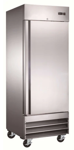 Canco SSR-540 Single Solid Door 29" Wide Stainless Steel Refrigerator