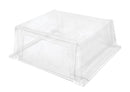 Winco EHD-30-SGD Spectrum Sneeze Guard with Hinged Door for EHD-30NS Hot Dog Roller - Omni Food Equipment