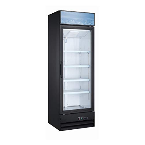 Canco MR-648 Single Swing Door 28" Wide Display Refrigerator