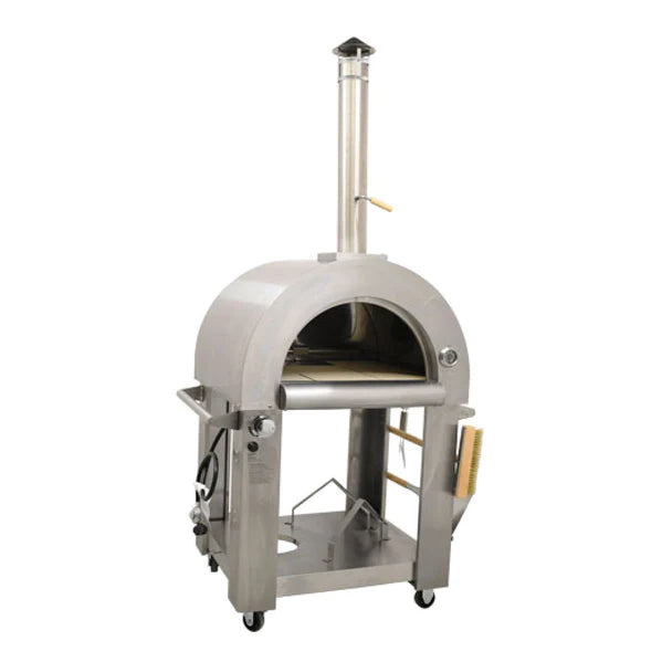 Sonicook Stainless Steel Outdoor Gas (Propane) and Wood Burning Pizza Oven - HPO03SH-3