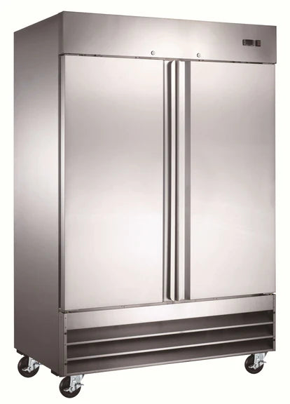 Canco SSF-1020 Double Solid Door 40" Wide Stainless Steel Freezer