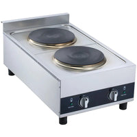 Omega FG-02A Electric Double Burner Hot Plate - 240V, 4000W