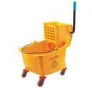 Omega Yellow Mop Wringer Bucket w/ 32 L Capacity
