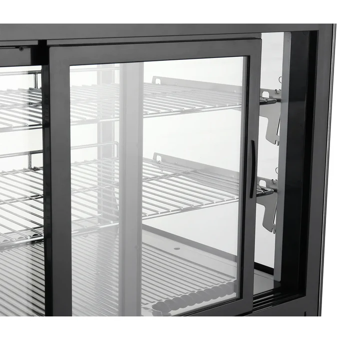 Canco RTW-202L-5 Counter Top Counter Top 48" Square Glass Refrigerated Pastry Display Case