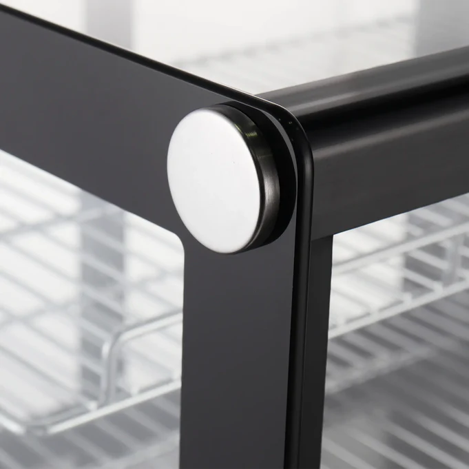 Canco RTW-202L-5 Counter Top Counter Top 48" Square Glass Refrigerated Pastry Display Case