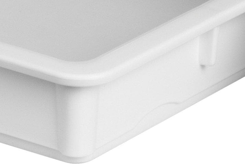 Omega White Polypropylene Dough Box - 3"