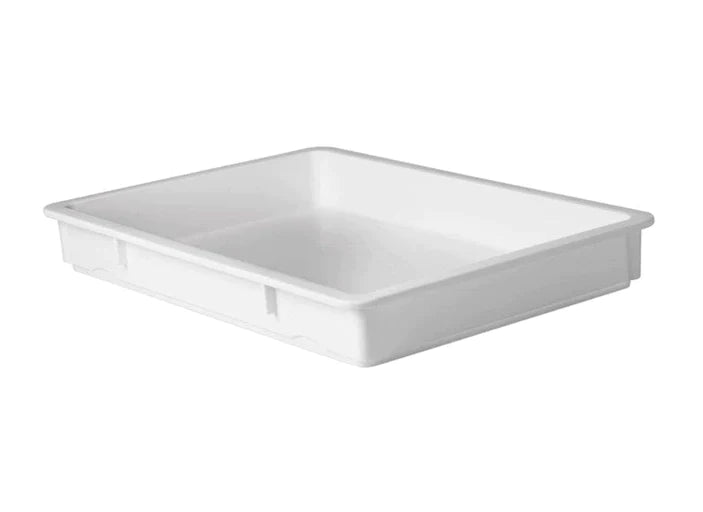 Omega White Polypropylene Dough Box - 3"