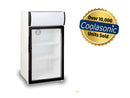 Coolasonic P50FA 17″ single swing glass door commercial refrigerator