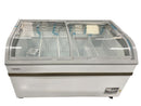 Coolasonic 500Y Double Door 58" Display Chest Freezer/Refrigerator