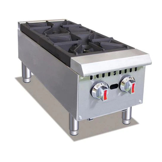 Canco GHP-2L Natural Gas/Propane 2 Burner Hot Plate (60,000 BTUs)