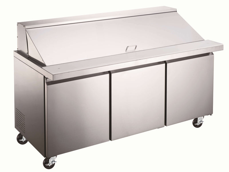 Canco SPM70-27 Triple Door 70" Refrigerated Mega Top Sandwich Prep Table