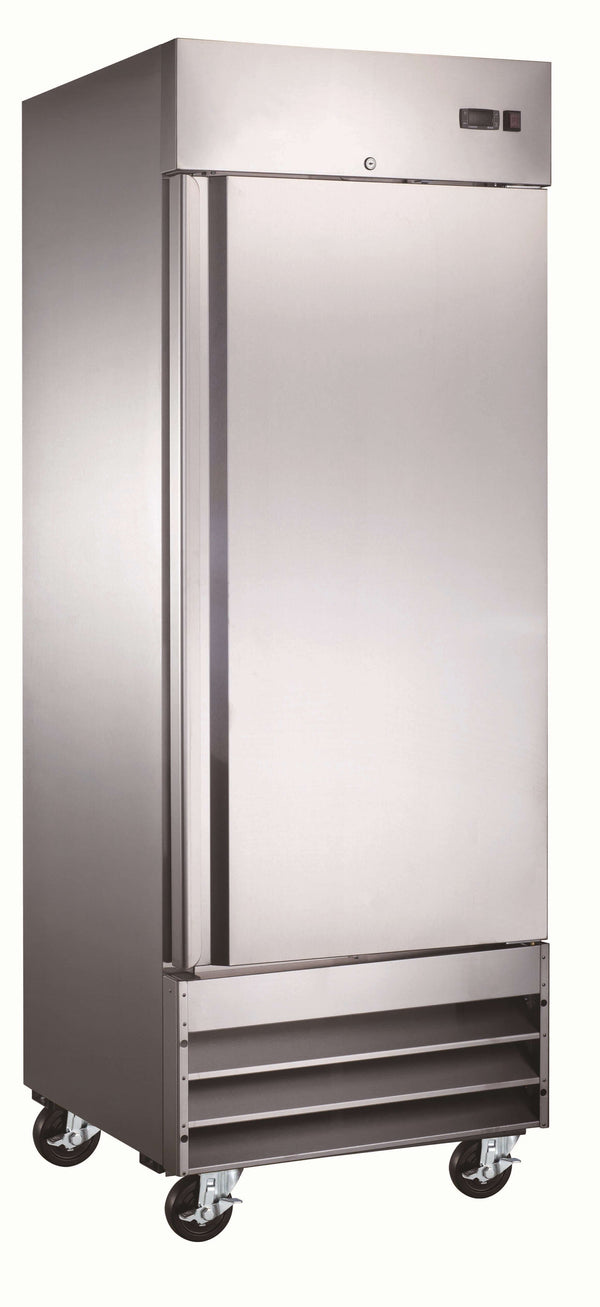 Canco SSF-650 Single Solid Door 29" Wide Stainless Steel Freezer