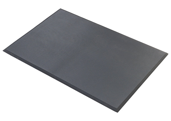 Winco Anti-Fatigue Rubberized Gel Foam Floor Mat, Black