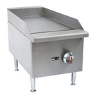 Canco GG-12 Natural Gas/Propane 12" Manual Griddle (30,000 BTUs)