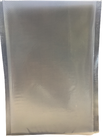 Omega Vacuum Flat Bags (Embossed) 8"x12" - 3 mil (100 Bags) VC-812CL-EM