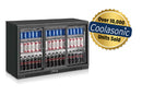 Coolasonic LG330S 53" Triple Door Back Bar Cooler