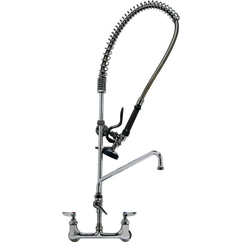 Omega Commercial Pre-Rinse Wall Mounted Faucets (12" Gooseneck)