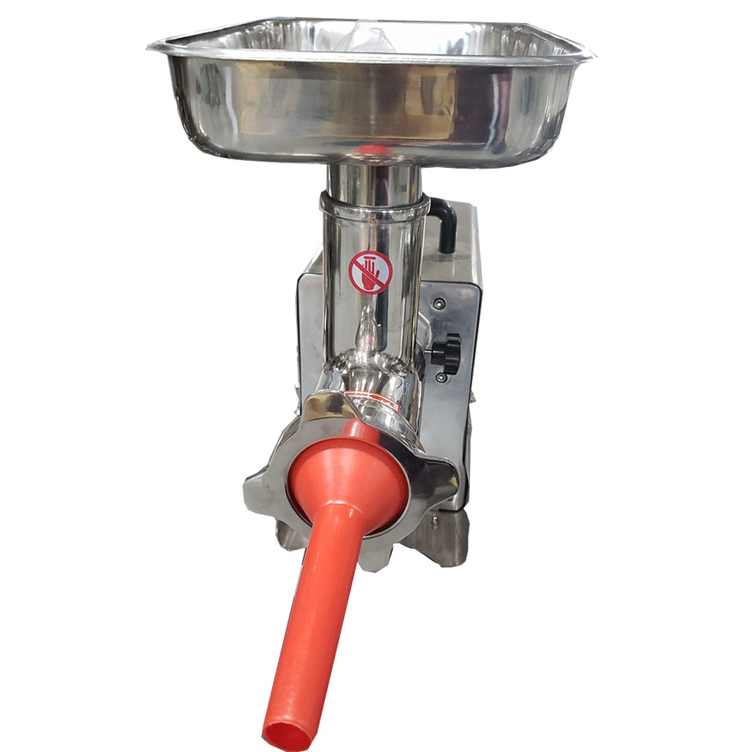 Omega HFM22 Size 22 Meat Grinder 15.5" x 10" Feeding Pan, 1.5 HP, 1