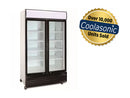 Coolasonic P1400WA Double Door 54" Wide Display Refrigerator