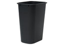 Winco 41 Qt Waste Basket - Black