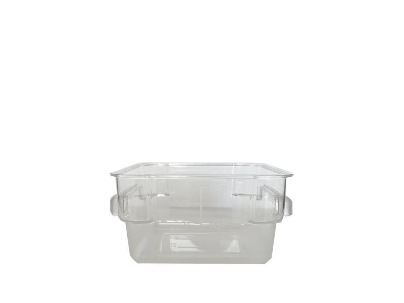 Omega Clear Polycarbonate Square Storage Container - Various Sizes