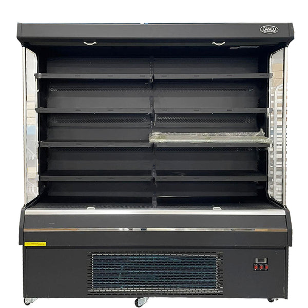 Canco CAN76OD 76" Black Refrigerated Air Curtain Merchandiser