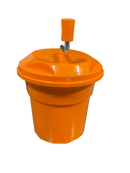 Omega OMSP-10 Barrel Style 10 Liter Salad Spinner/Dryer