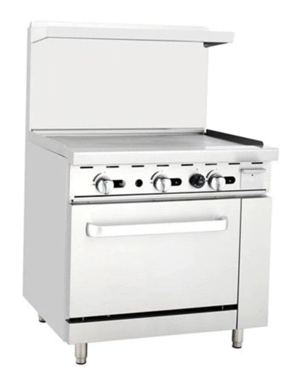 Omega ATO-36G Natural Gas 36" Griddle Stove Top Range