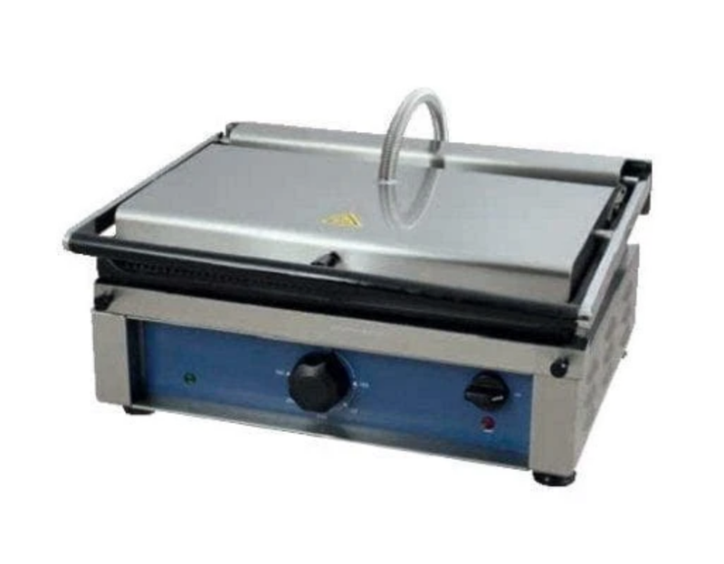 Canco OTM2740 Medium 11" x 16" Single Press Panini Grill - Ribbed Cooking Surface