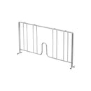 Canarac Wire Chrome/Black Epoxy Dividers - Various Sizes - Omni Food Equipment