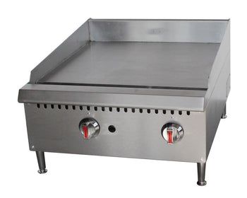 Canco GG-24 Natural Gas/Propane 24" Manual Griddle (60,000 BTUs)