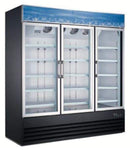 Canco MR-1500 Triple Swing Door 79" Wide Display Refrigerator - Omni Food Equipment