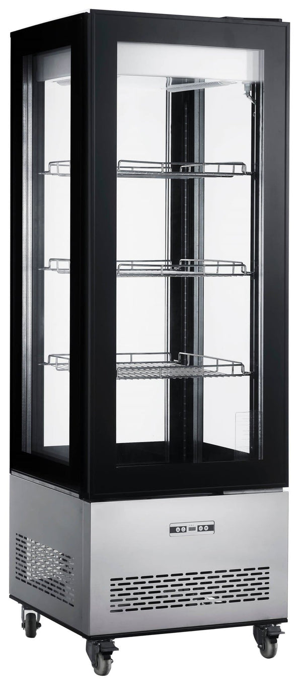 Canco RT-400L Four Sided Glass Door Display Refrigerator - Omni Food Equipment