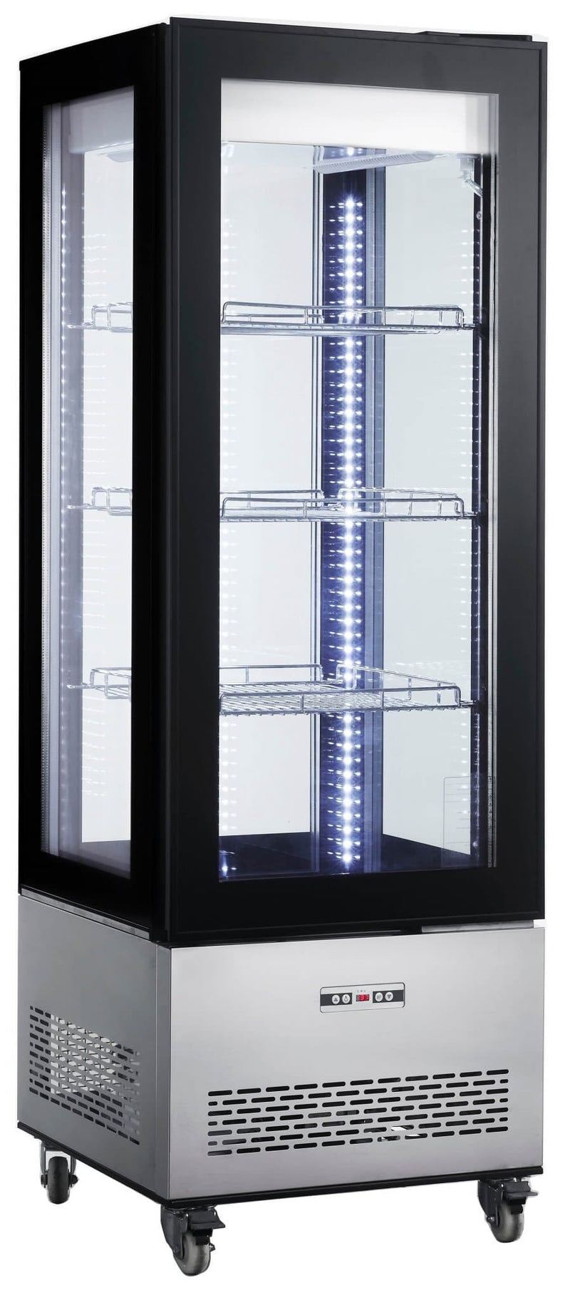 Canco RT-400L Four Sided Glass Door Display Refrigerator - Omni Food Equipment