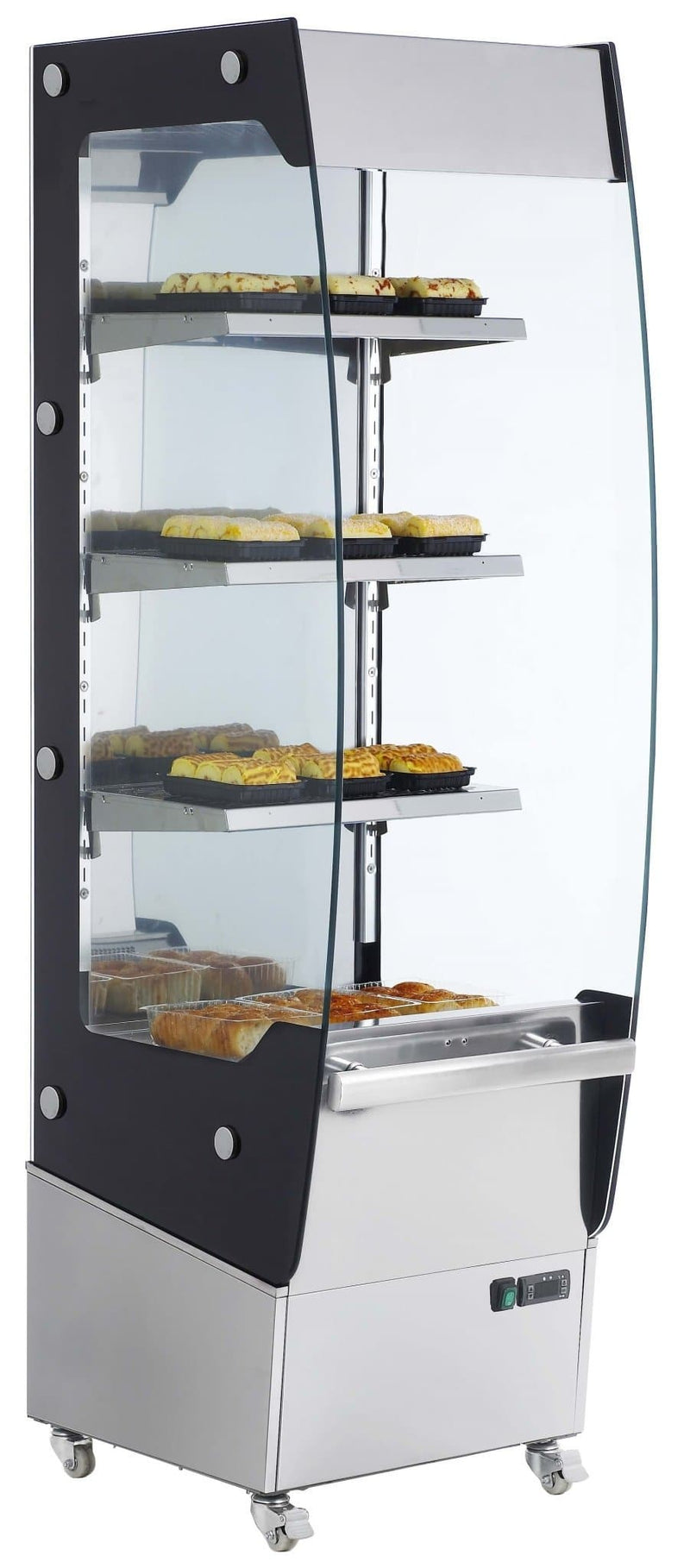 Canco RTR-220L Floor Model Open Glass Display 24" Food Warmer - Omni Food Equipment