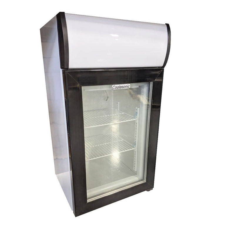 Coolasonic SC68B 18" Single Swing Glass Door Commercial Refrigerator