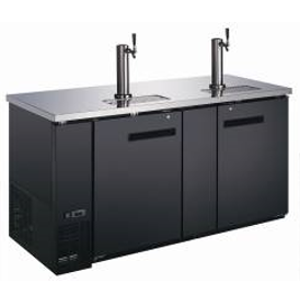 Canco KR-2869S Commercial 72" Double Swing Solid Door Keg Cooler