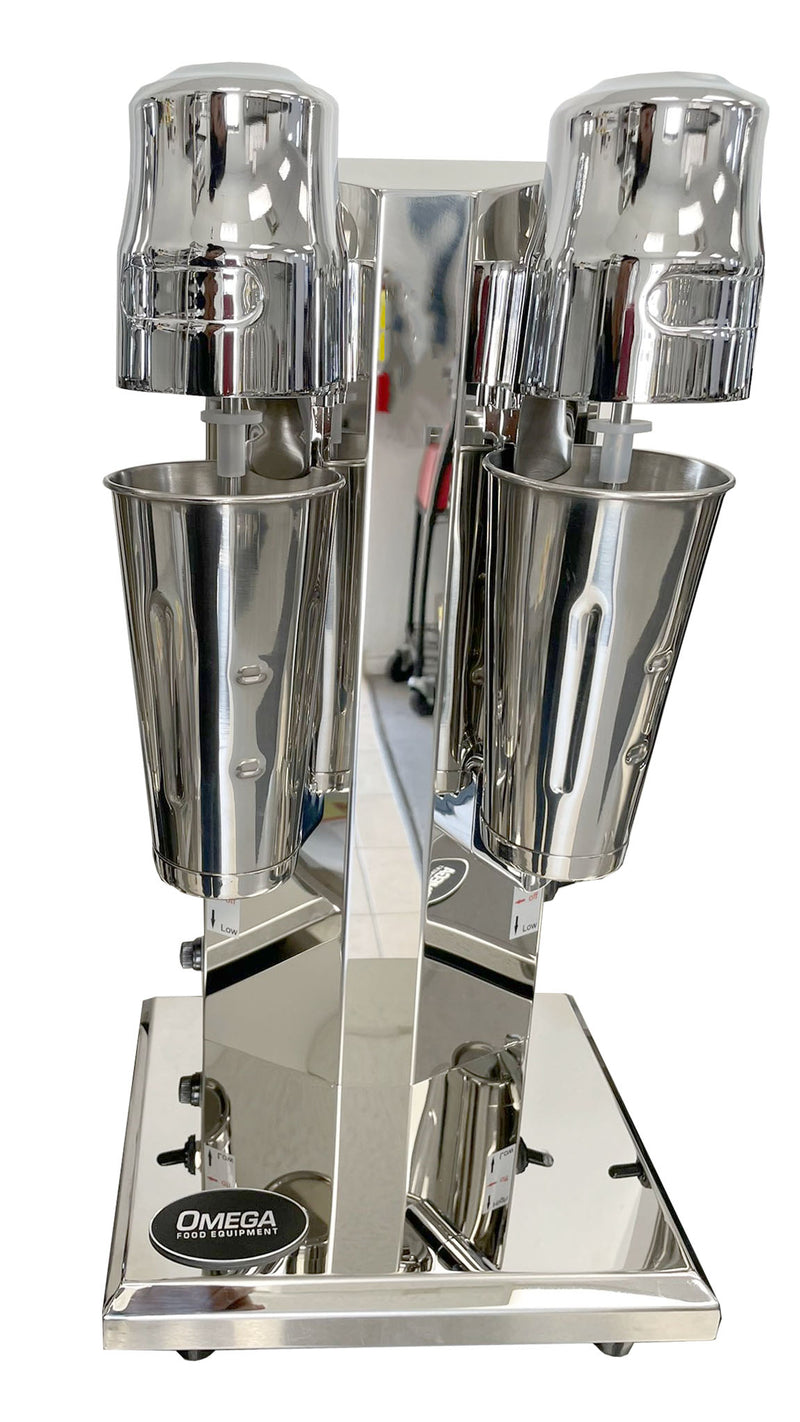 Omega Two Cup Stainless Steel Double-Spindle Drink Mixer TT-MK5A (2 x 800ML)