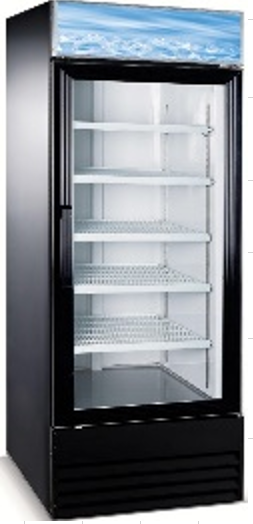 Canco MR-648 Single Swing Door 28" Wide Display Refrigerator