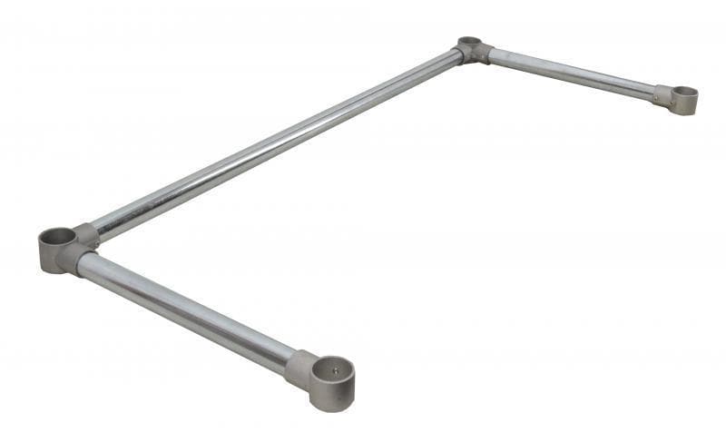 Omega End Bar Supports - Various Sizes - Omni Food Equipment