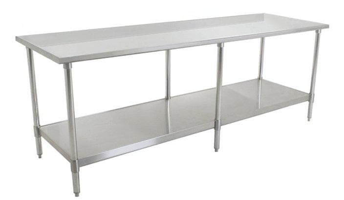 Omega HEAVY DUTY 16 Ga. (1.5mm) Stainless Steel Work Table - Various Sizes - Omni Food Equipment