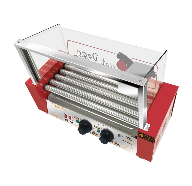 Omega ZHG-05 Hot Dog Roller - 5 Rollers, 12 Hot Dog Capacity - Omni Food Equipment