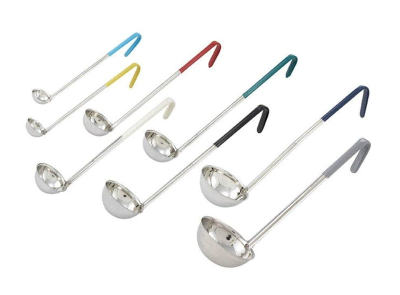 One-Piece Stainless Steel Ladle - Various Sizes - Omni Food Equipment